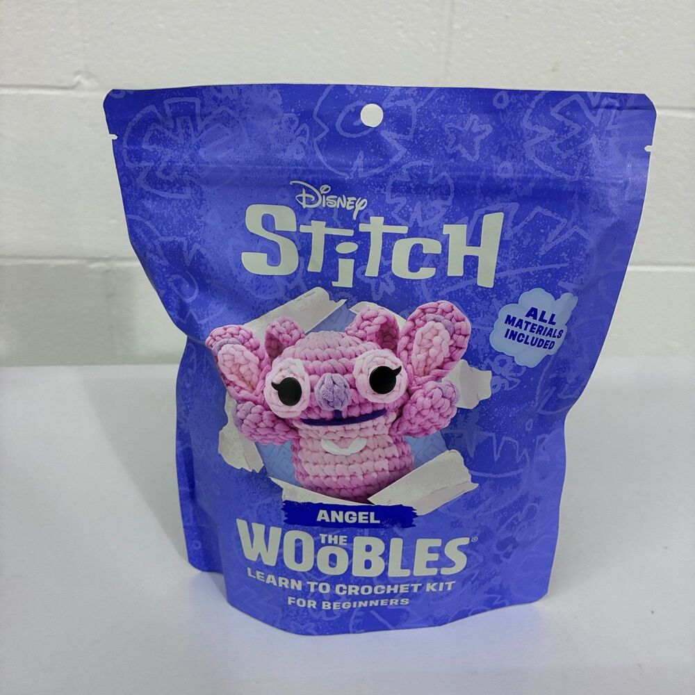the woobles Stitch Angel learn to crochet kit